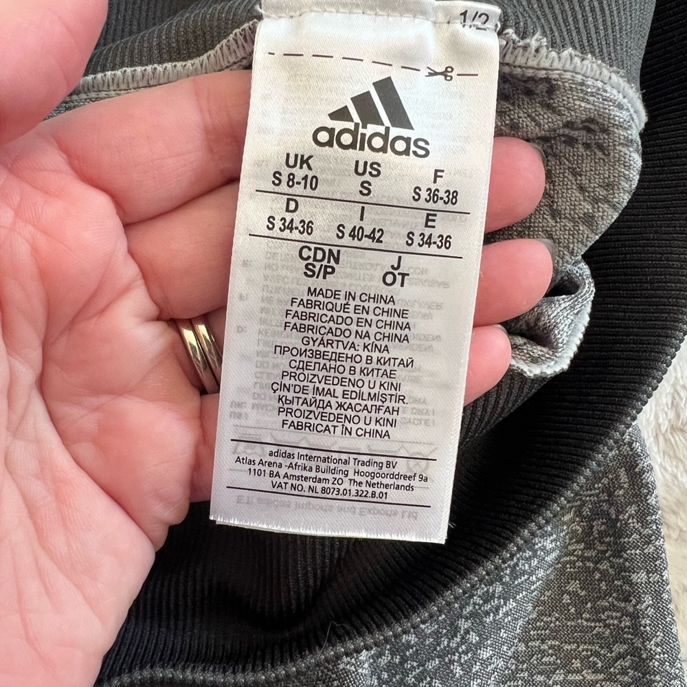 Adidas Interval Marbled 7/8 Legging - Small - Picture 5 of 6